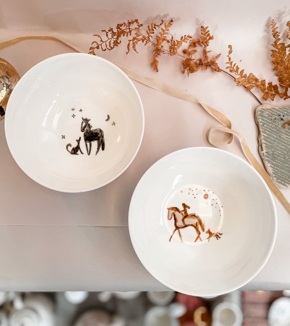 PRE-ORDER: Porcelain Horse Bowls