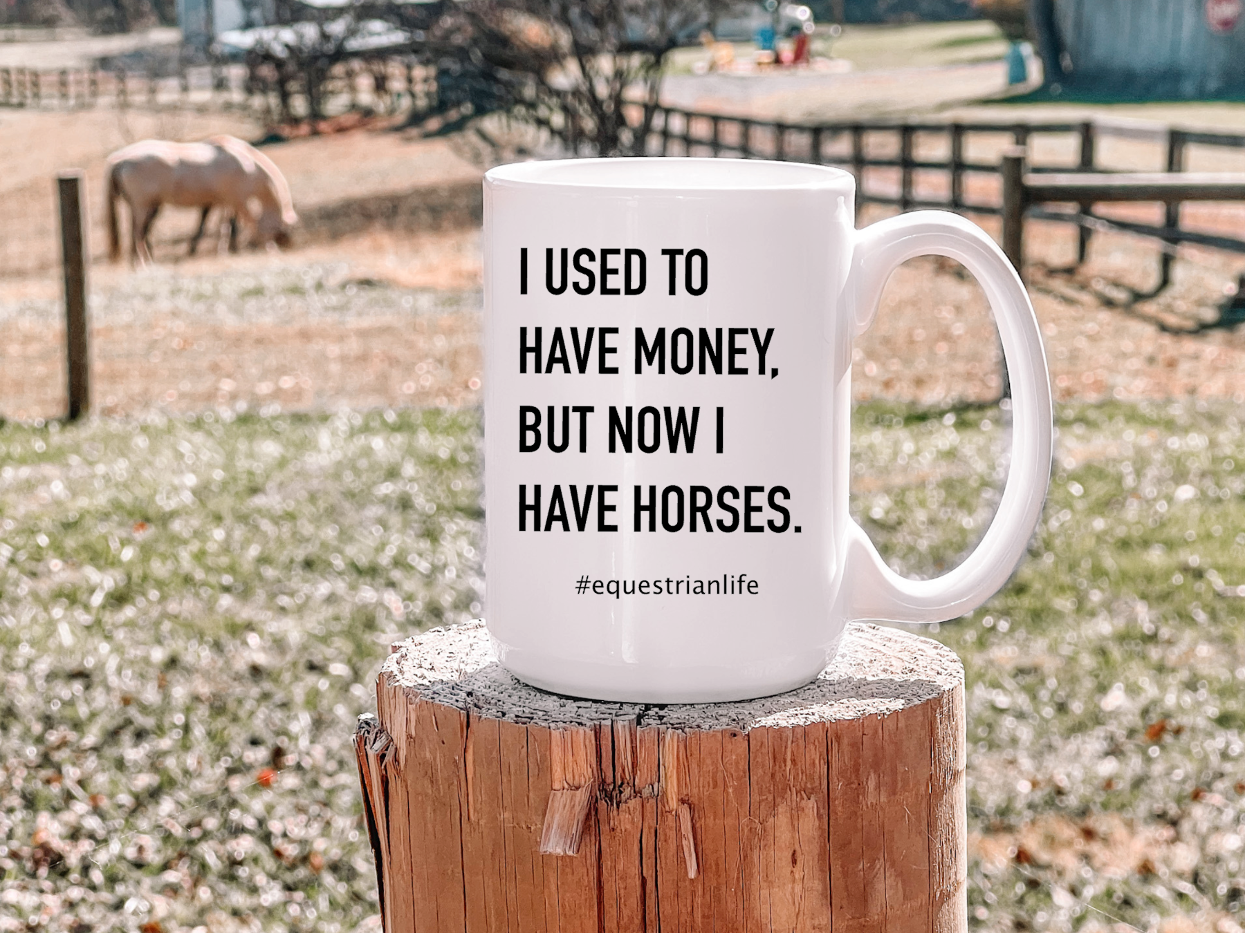 PRE-ORDER: #equestrianlife Coffee Mug