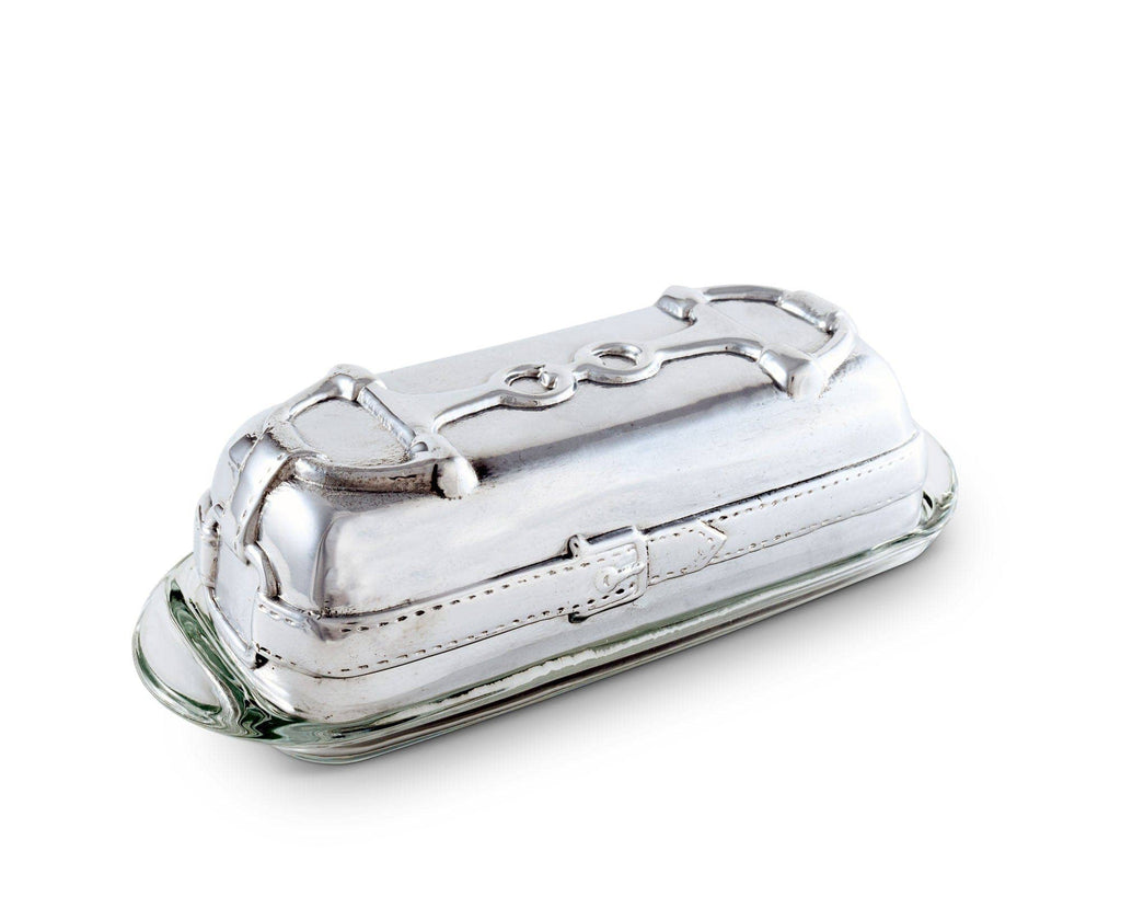 Equestrian Butter Dish