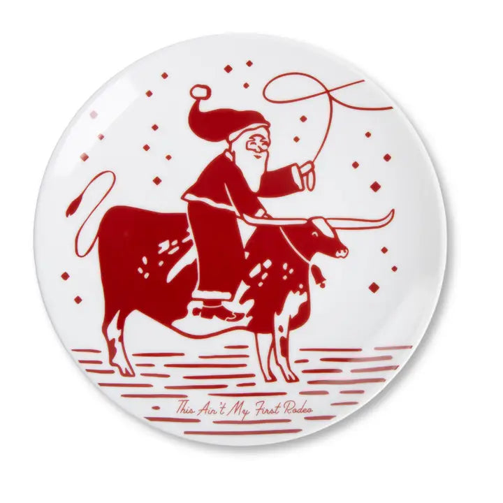 PRE-ORDER: "This Ain't My First Rodeo" Porcelain Dinner Plate