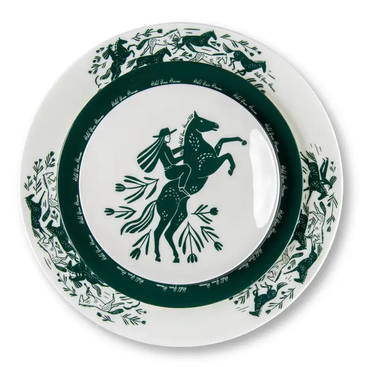 PRE-ORDER: "Hold Your Horses" Plate Set