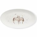 Porcelain Horse Platter