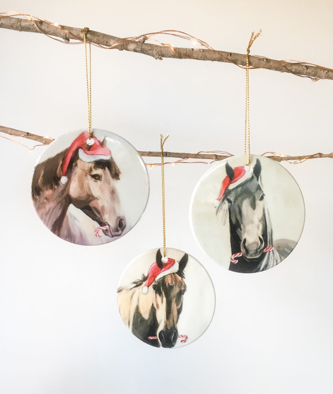 PRE-ORDER: Ceramic Horse Ornaments - Horse Heads