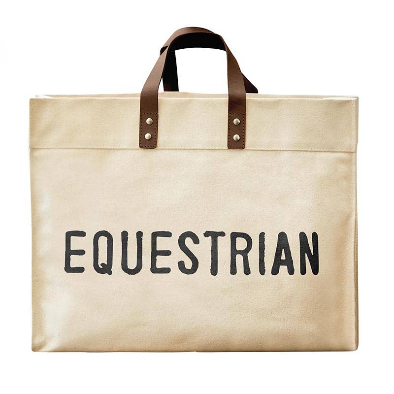 PRE-ORDER: "Equestrian" Canvas Tote Bag