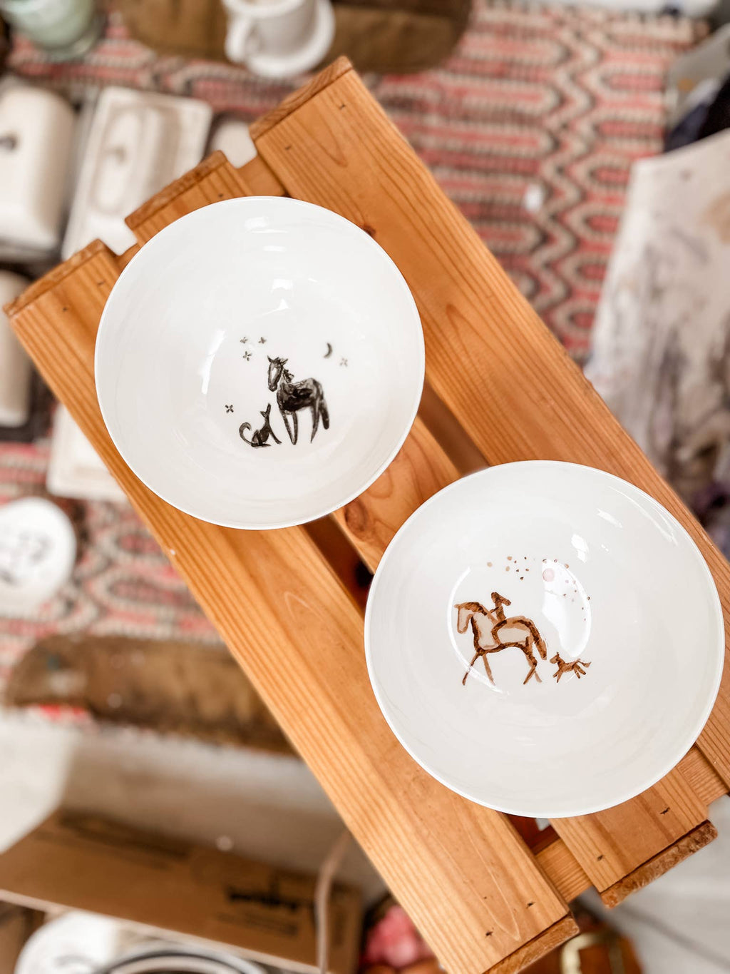 PRE-ORDER: Porcelain Horse Bowls