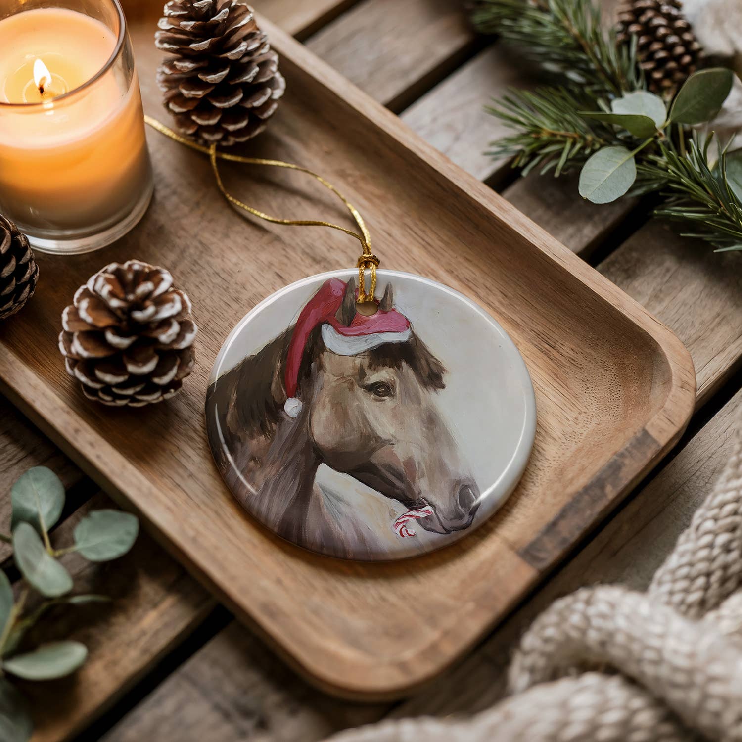 PRE-ORDER: Ceramic Horse Ornaments - Horse Heads