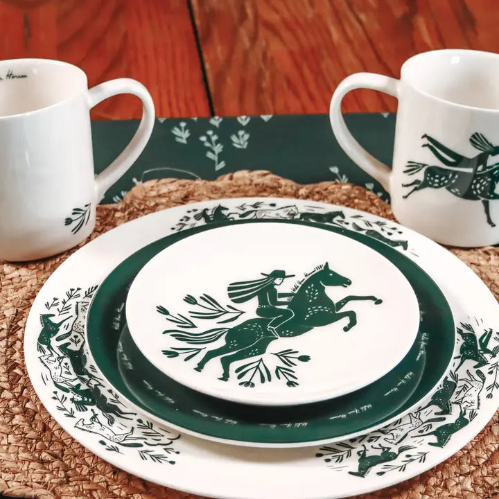 PRE-ORDER: "Hold Your Horses" 14 oz. Porcelain Mug